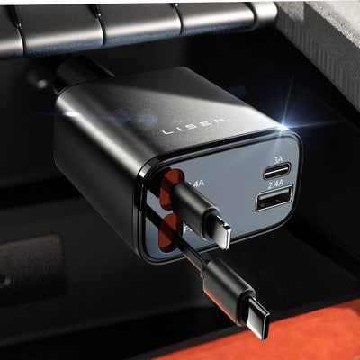 LISEN Retractable Car Charger