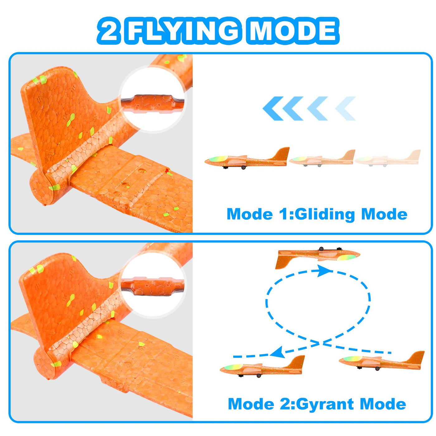 Fuwidvia 3 Pack Airplane Launcher Toys