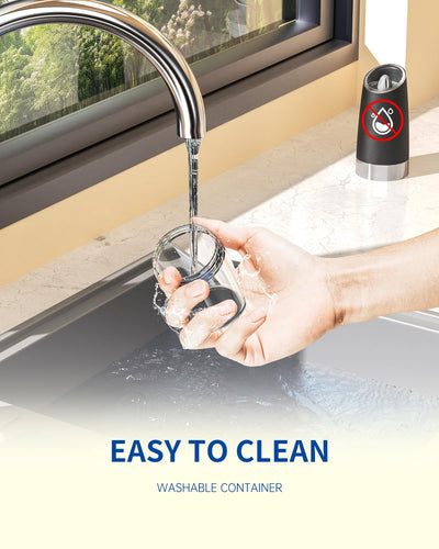 CIRCLE JOY Gravity Electric Salt and Pepper Grinder Set - Noubelkit