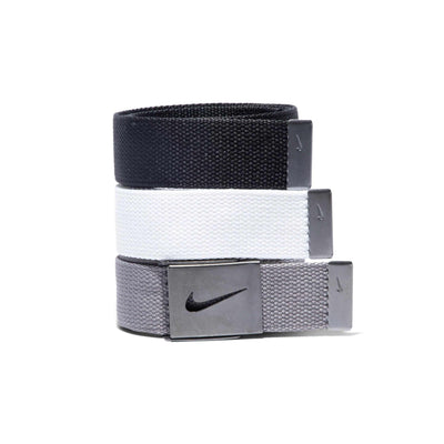 Nike Men's 3 Pack Golf Web Belt-Noubelkit