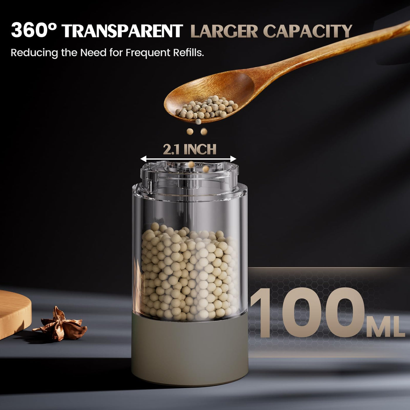 Electric Salt and Pepper Grinder