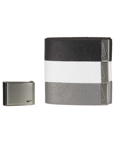 Nike Men's 3 Pack Golf Web Belt-Noubelkit