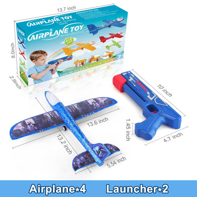 Fuwidvia 3 Pack Airplane Launcher Toys