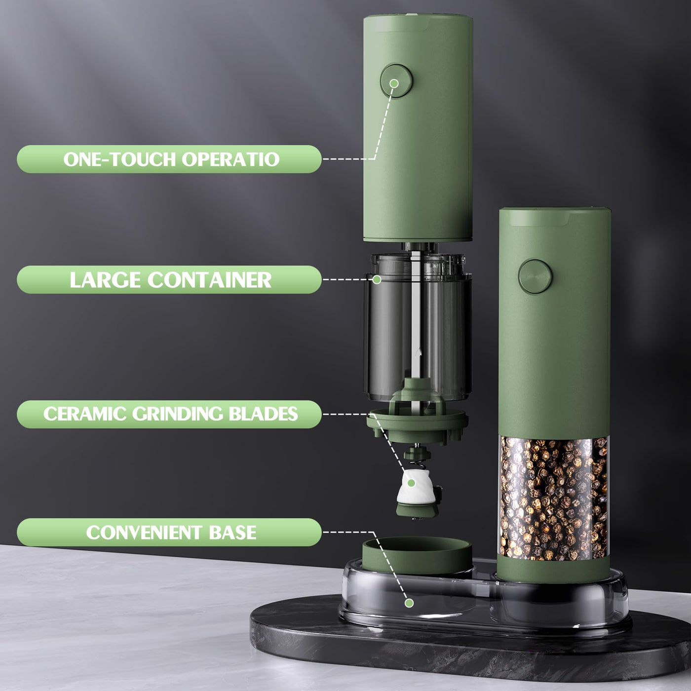 Electric Salt and Pepper Grinder