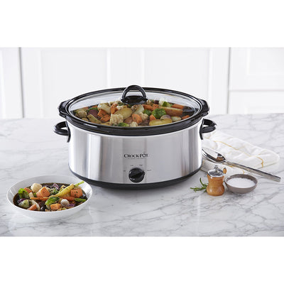 Crock Pot 7 Quart Oval Manual Slow Cooker - Noubelkit