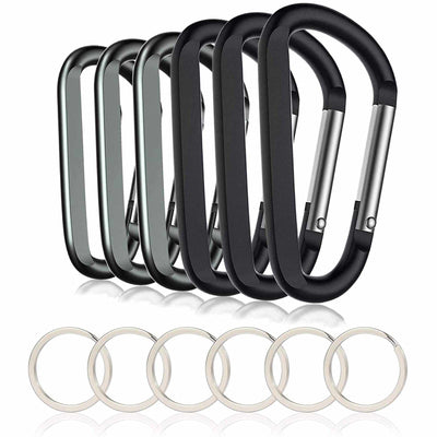 Black Carabiner Clip