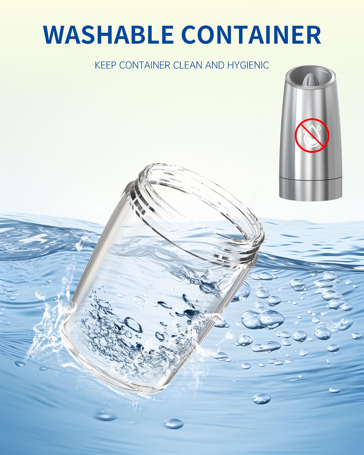 CIRCLE JOY Gravity Electric Salt and Pepper Grinder Set - Noubelkit