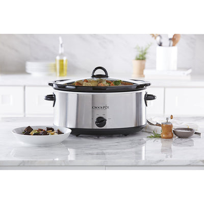 Crock Pot 7 Quart Oval Manual Slow Cooker - Noubelkit