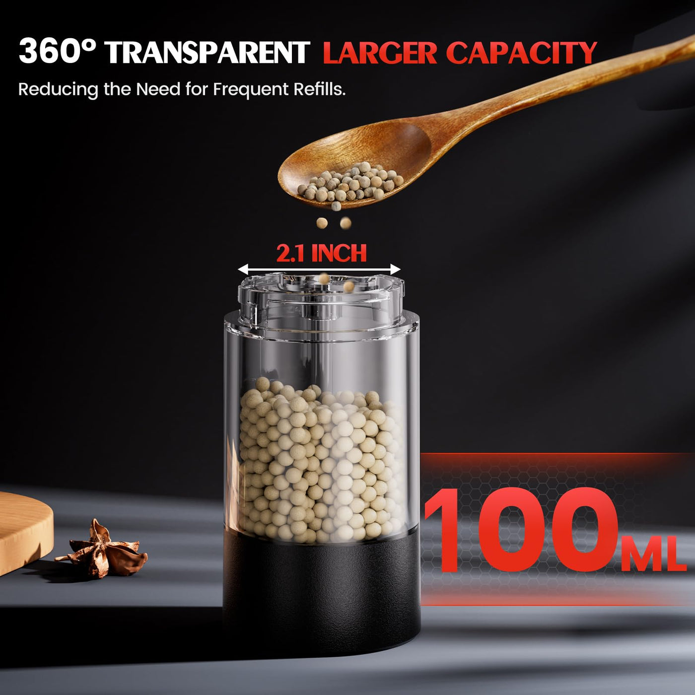 Electric Salt and Pepper Grinder