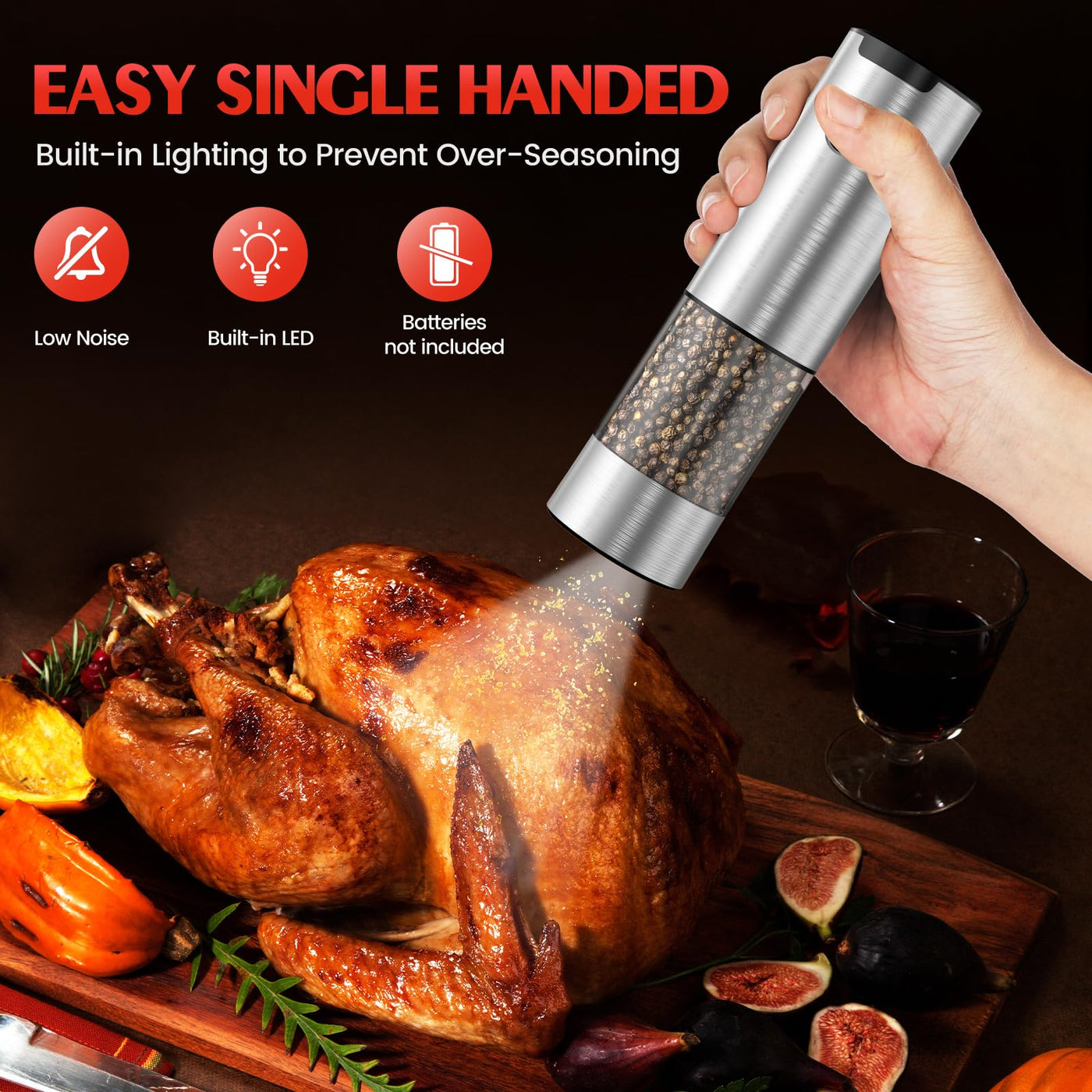 Electric Salt and Pepper Grinder