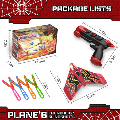 Fuwidvia 3 Pack Airplane Launcher Toys