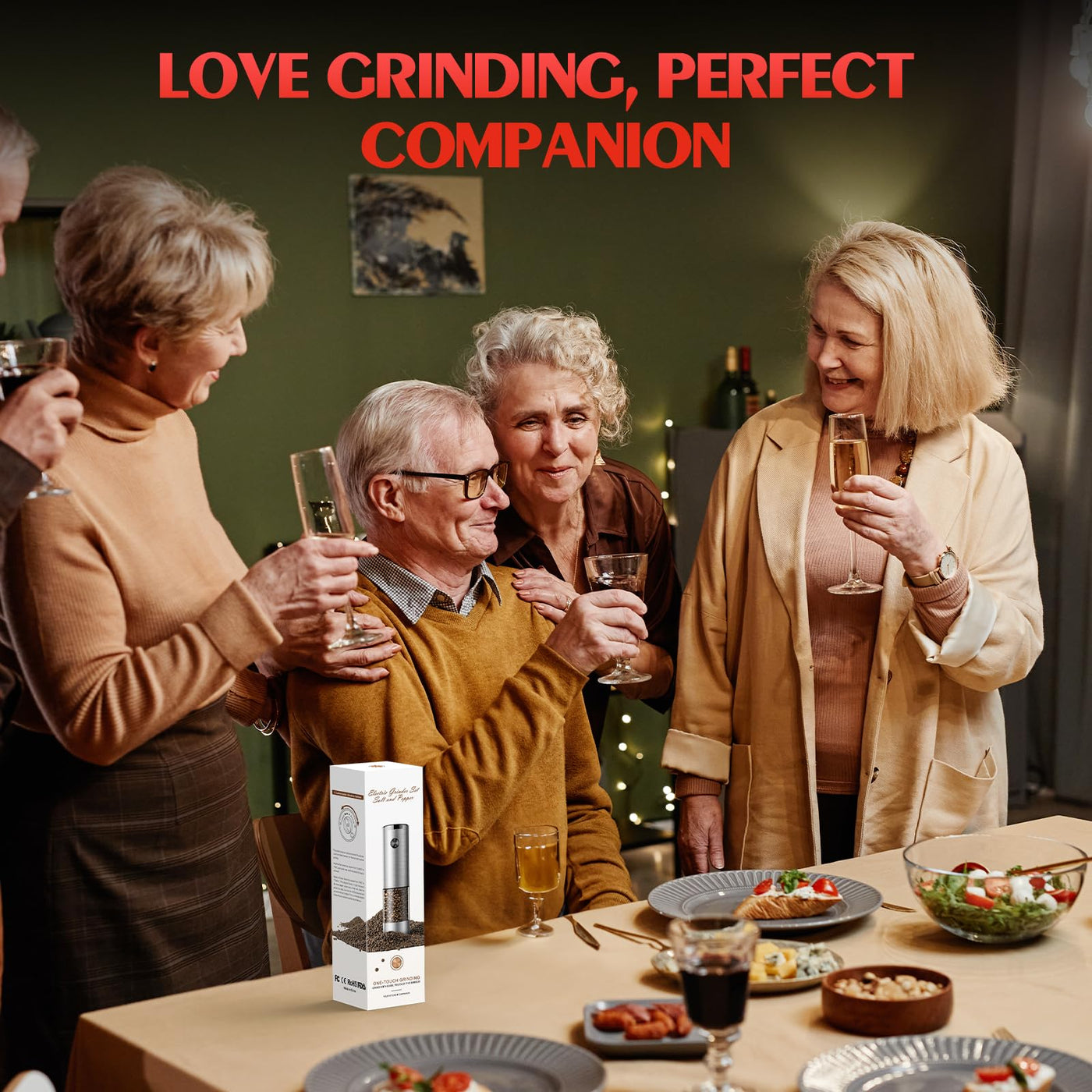 Electric Salt and Pepper Grinder