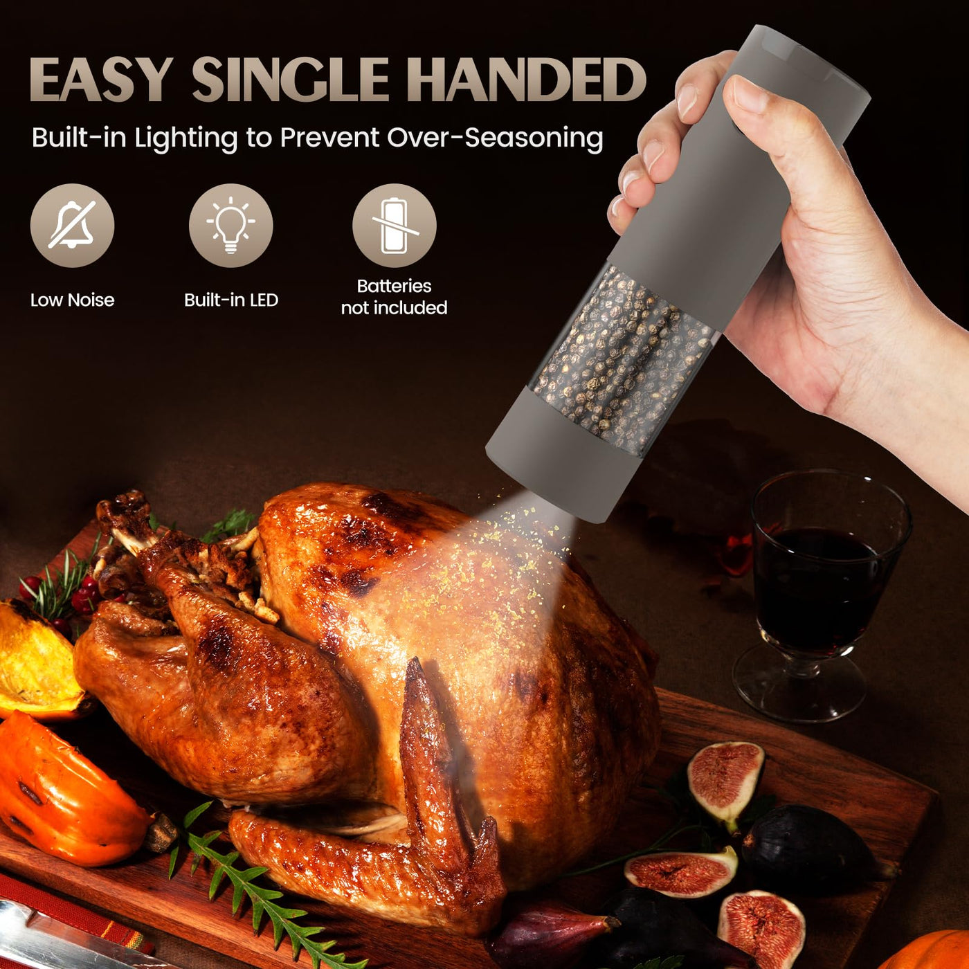 Electric Salt and Pepper Grinder