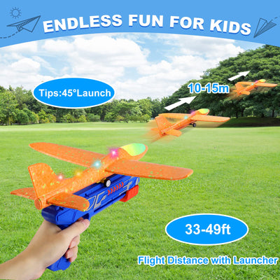 Fuwidvia 3 Pack Airplane Launcher Toys