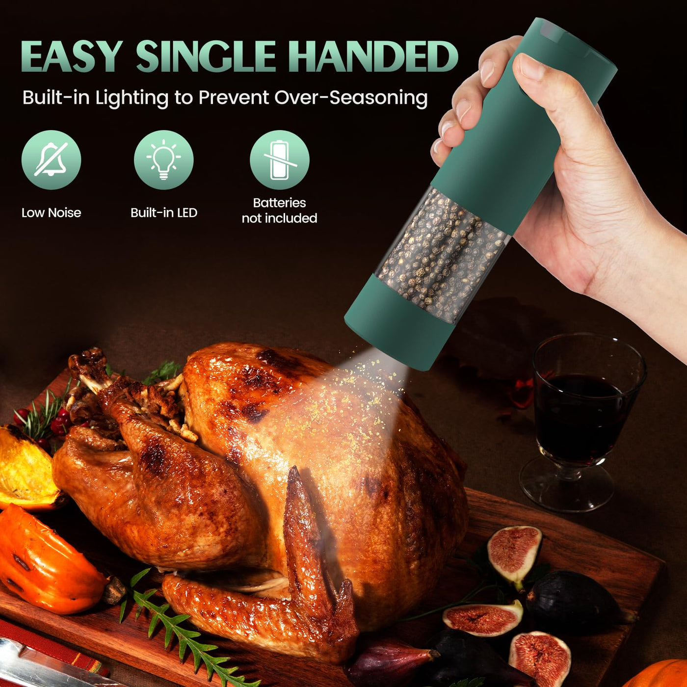 Electric Salt and Pepper Grinder