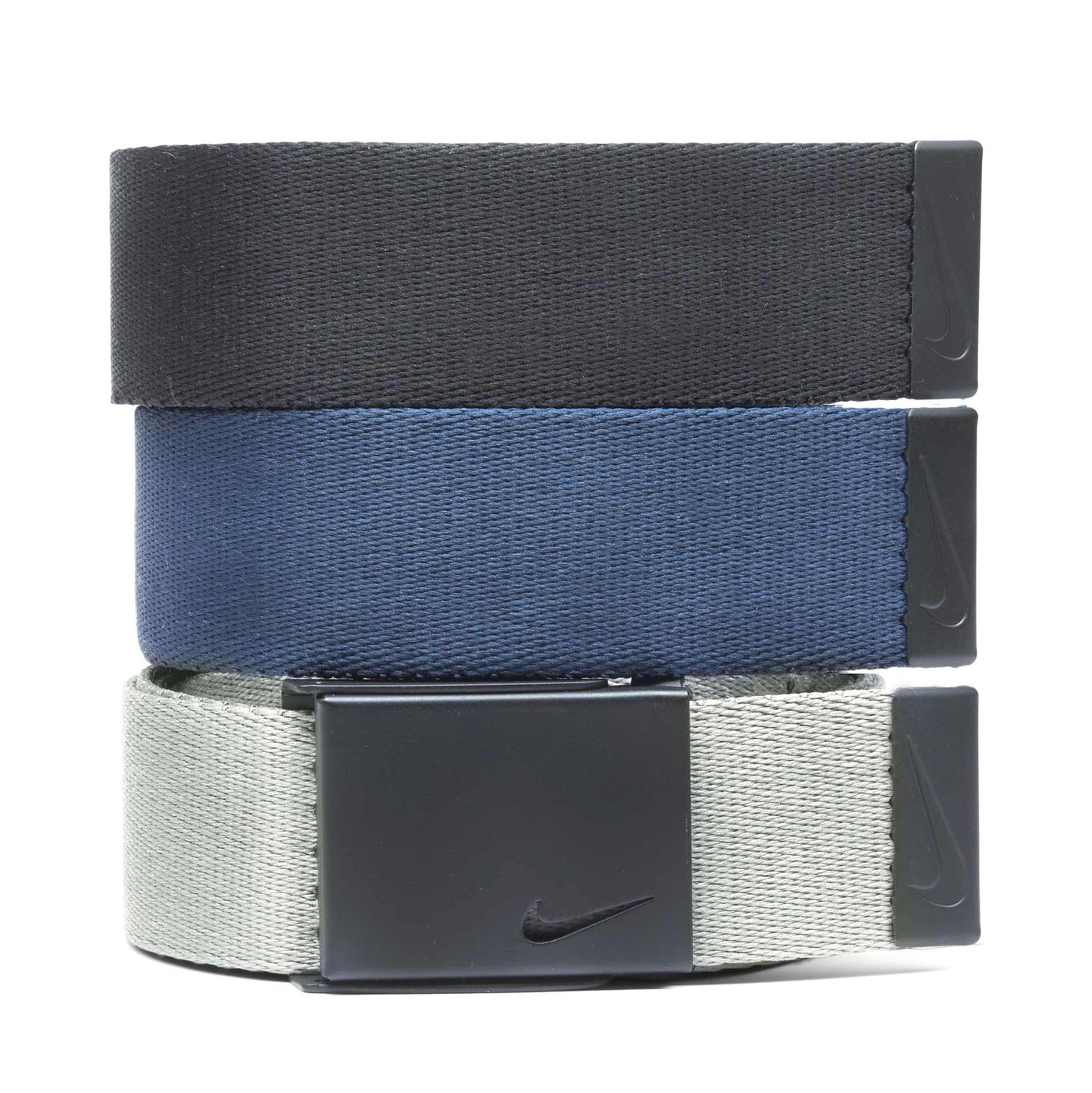 Nike Men's 3 Pack Golf Web Belt-Noubelkit