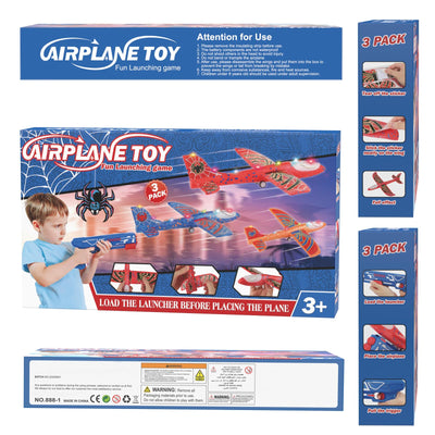 Fuwidvia 3 Pack Airplane Launcher Toys