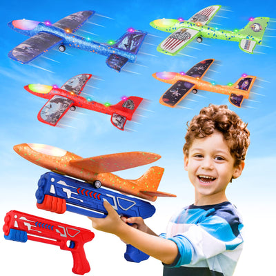 Fuwidvia 3 Pack Airplane Launcher Toys