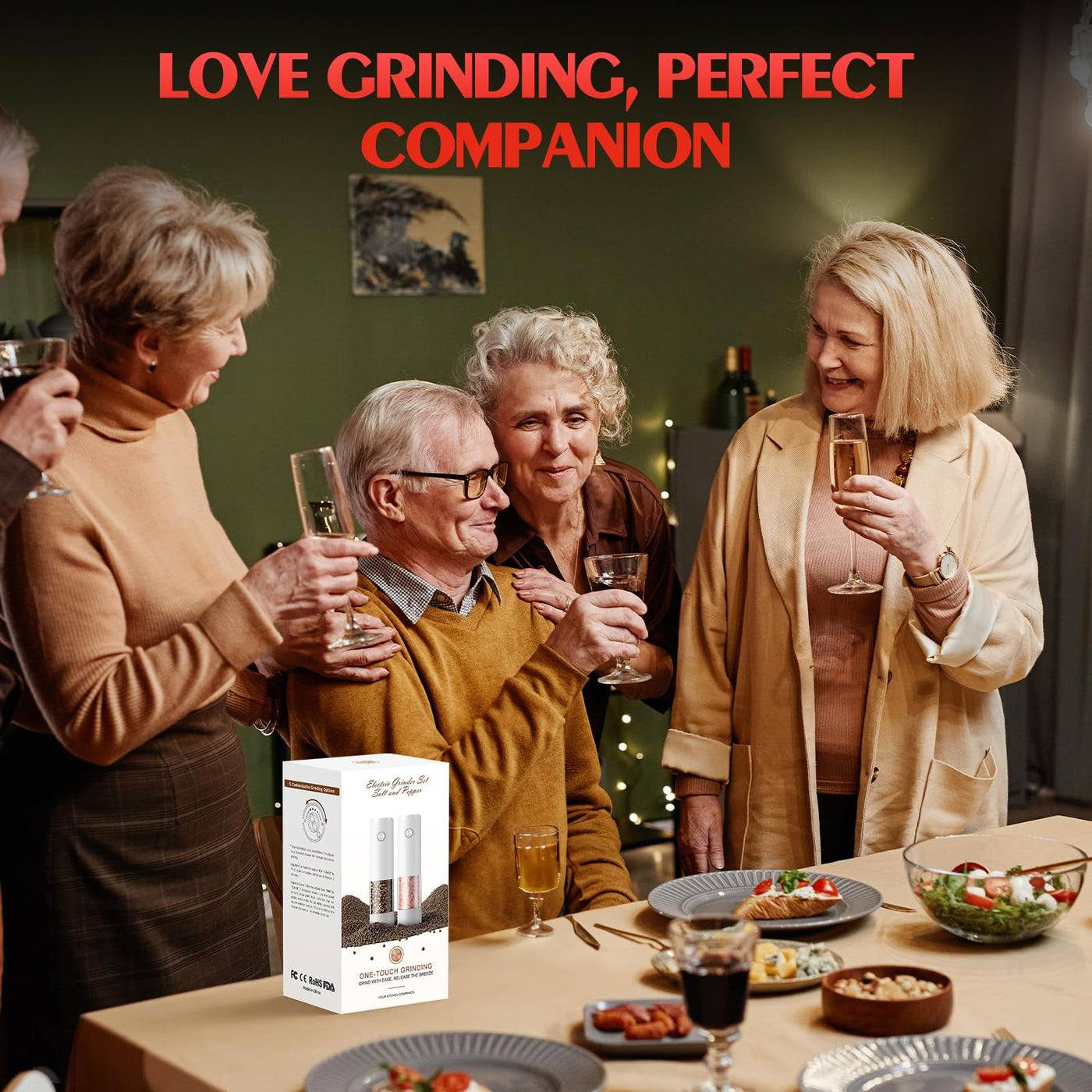 Electric Salt and Pepper Grinder