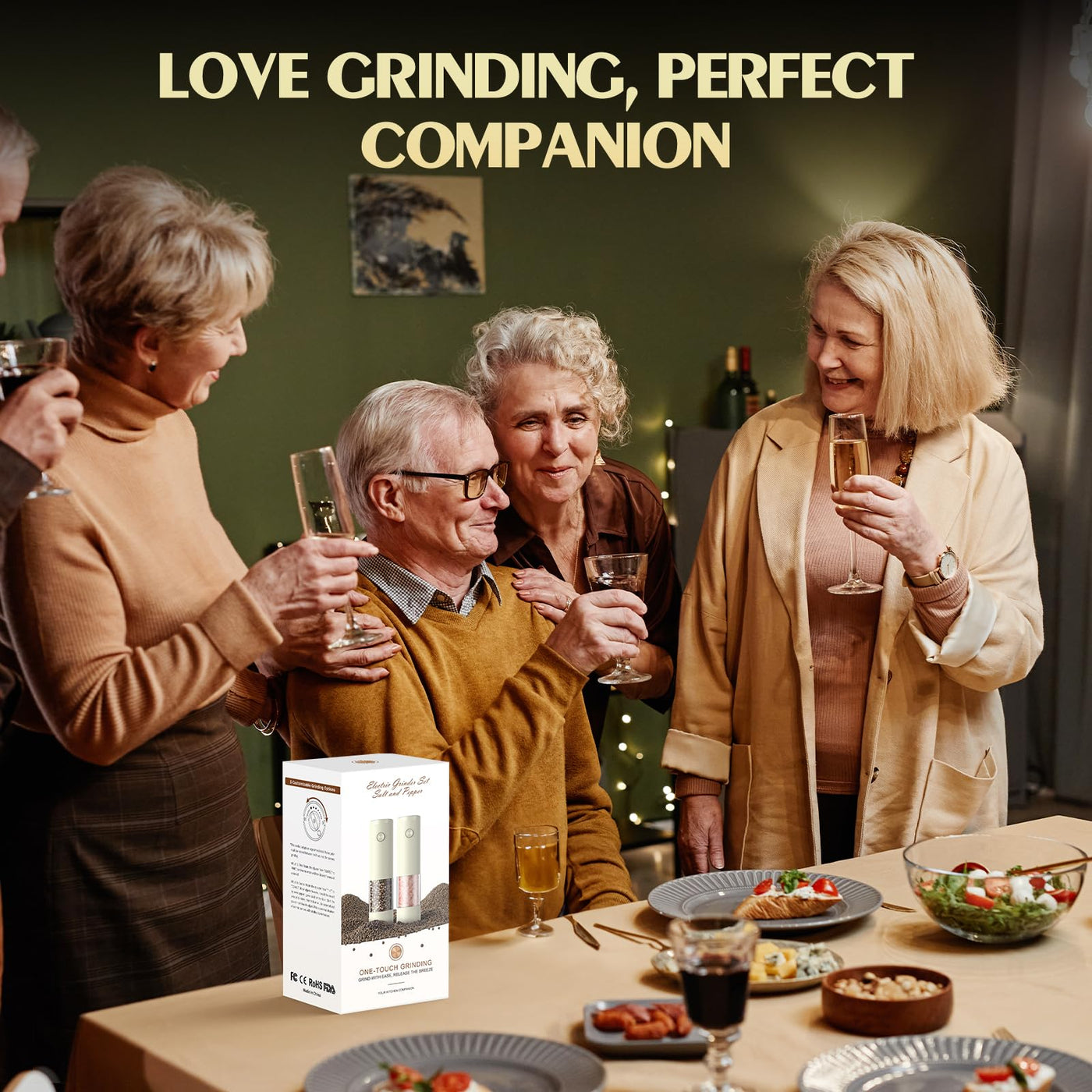 Electric Salt and Pepper Grinder