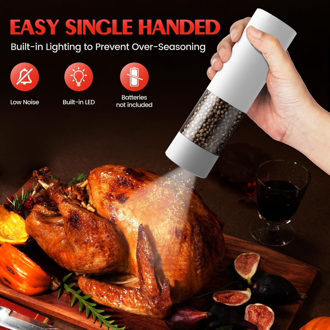 Electric Salt and Pepper Grinder