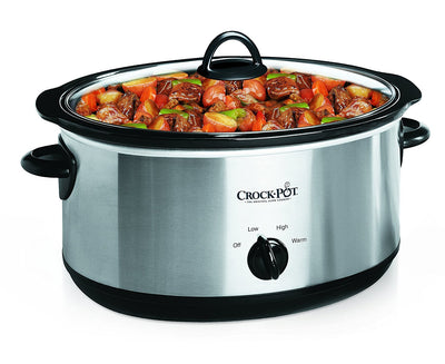 Crock Pot 7 Quart Oval Manual Slow Cooker - Noubelkit