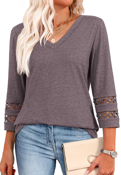 34 length sleeve tops
