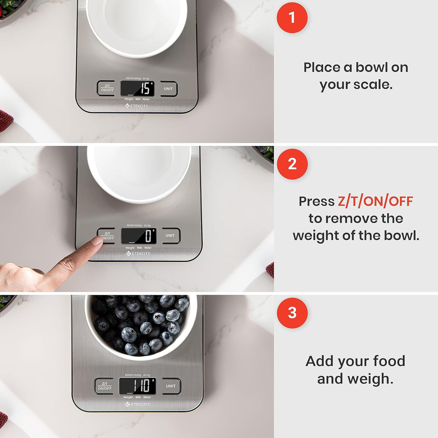 Etekcity Food Kitchen Scale - Noubelkit