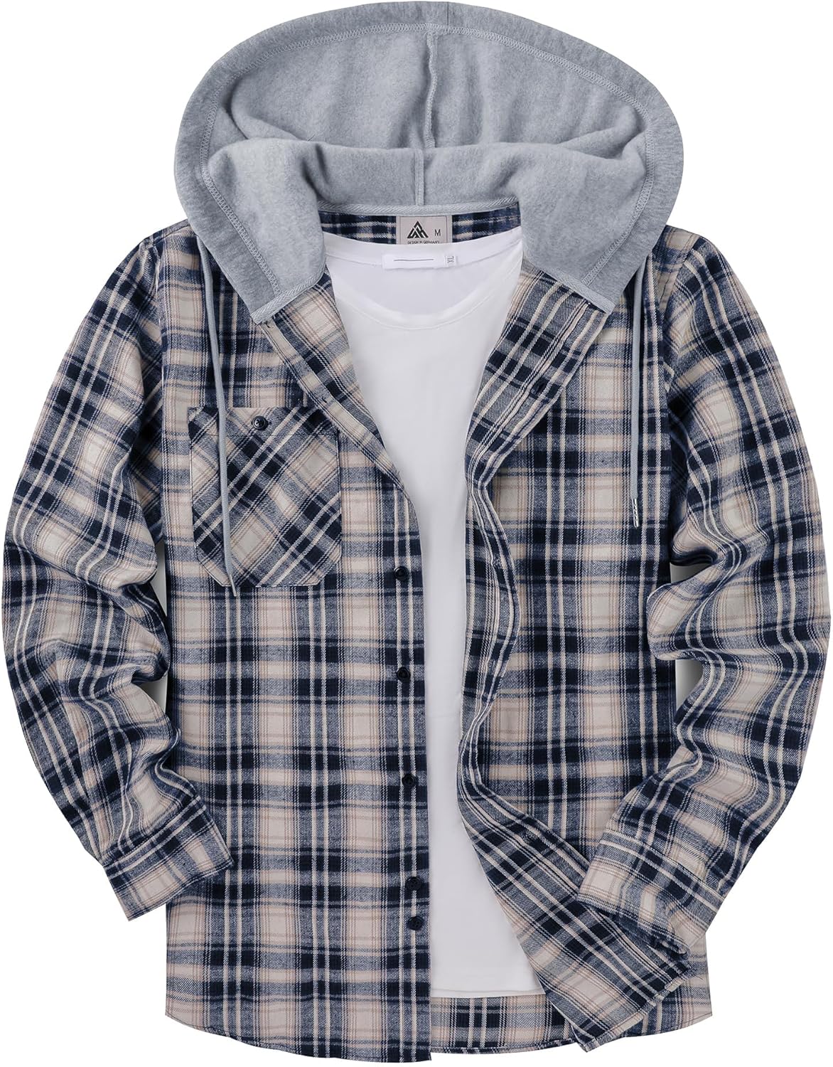 Men's Flannel Hoodie Shirts