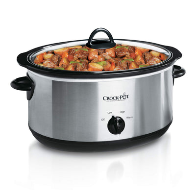 Crock Pot 7 Quart Oval Manual Slow Cooker - Noubelkit
