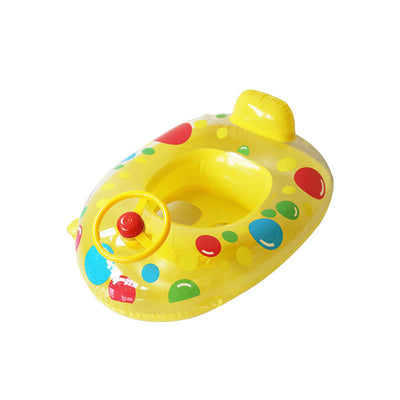 Inflatable Children's Swimming Ring Aircraft Yacht Steering Wheel